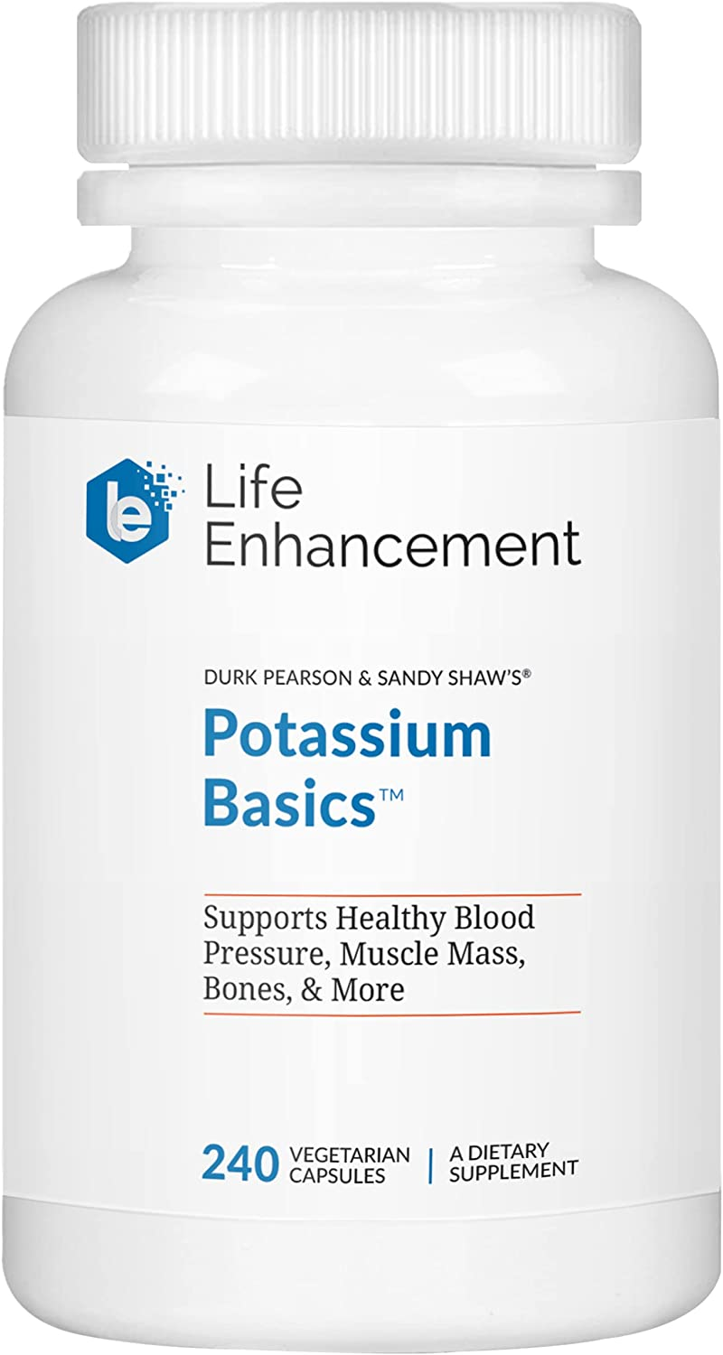 Potassium Basics Supplement, 1020 Mg,120 Servings, 240 Caps