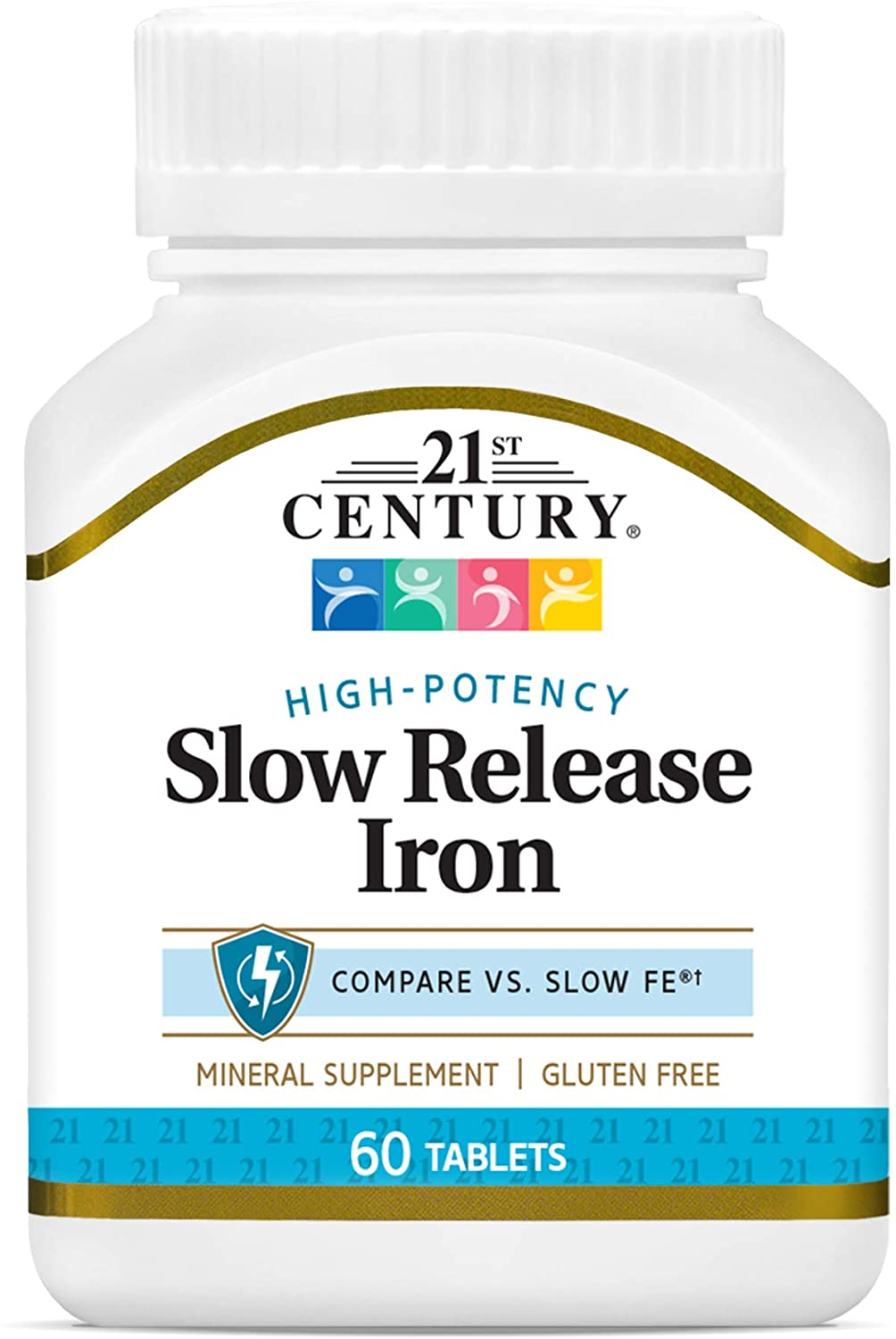 Slow Release Iron Tablets, 60 Count