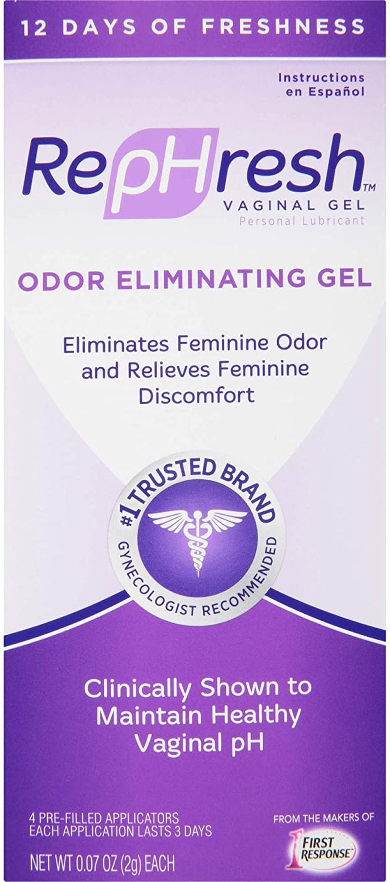 Odor Eliminating Vaginal Gel, 4Ct (0.07Oz)