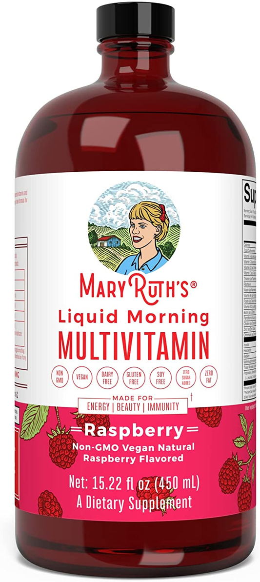 Multivitamin | Multivitamin for Women, Men & Kids | Liquid Vitamins for Adults & Kids | Immune Support Supplement | Energy Support | Beauty Booster | Vegan | Non-Gmo | Gluten Free | 15 Servings