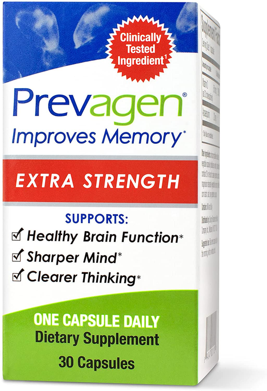 Improves Memory - Extra Strength 20Mg, 30 Capsules with Apoaequorin & Vitamin D | Brain Supplement for Better Brain Health, Supports Healthy Brain Function and Clarity | Memory Supplement