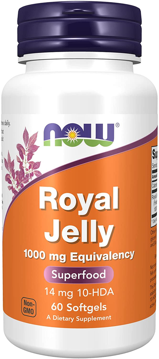 Supplements, Royal Jelly 1000 Mg with 10-HDA (Hydroxy-D-Decenoic Acid), 60 Softgels