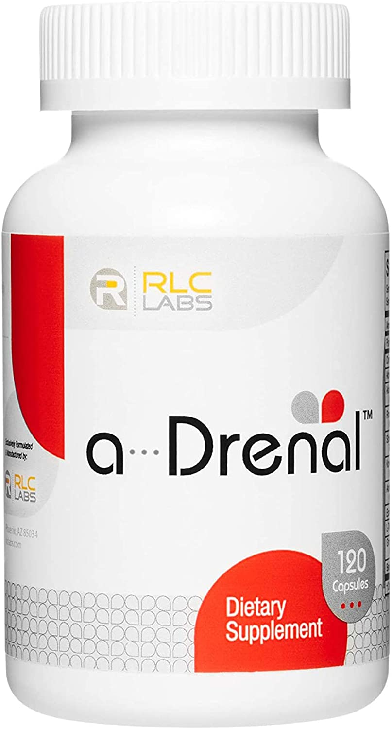 RLC, A-Drenal, Adrenal Support for Stress Relief and Energy, 120 Capsules