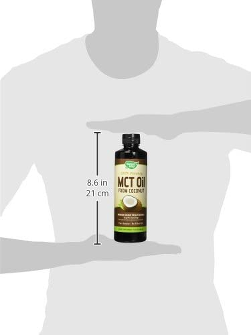 MCT Oil, Brain and Body Fuel from Coconuts; Keto and Paleo Friendly, Organic, Gluten Free, Non-Gmo Project Verified, 16 Fl. Oz.