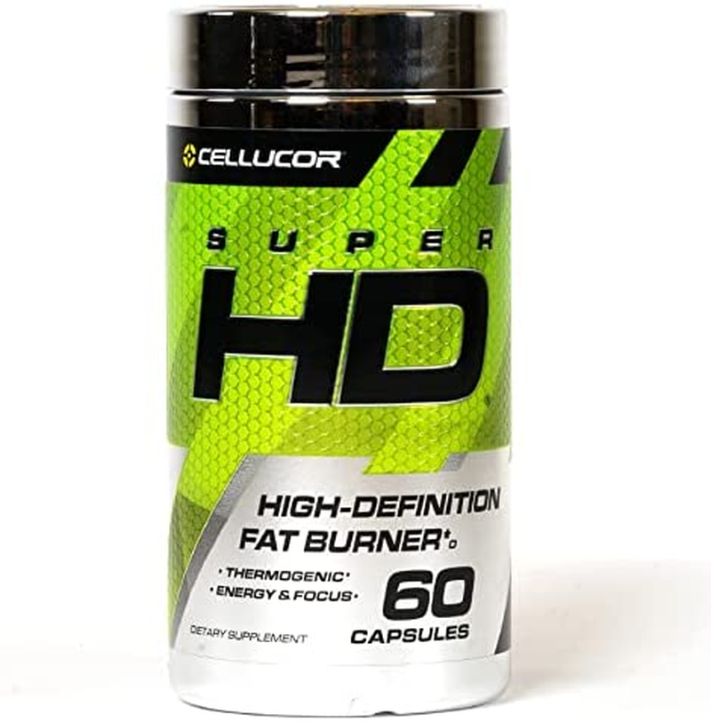 Superhd Thermogenic for Men & Women - Body Support, Improve Focus, Increase Energy - Premium Acetyl L-Carnitine, Green Tea Extract, Capsimax Cayenne Pepper, & More - 60 Diet Pills