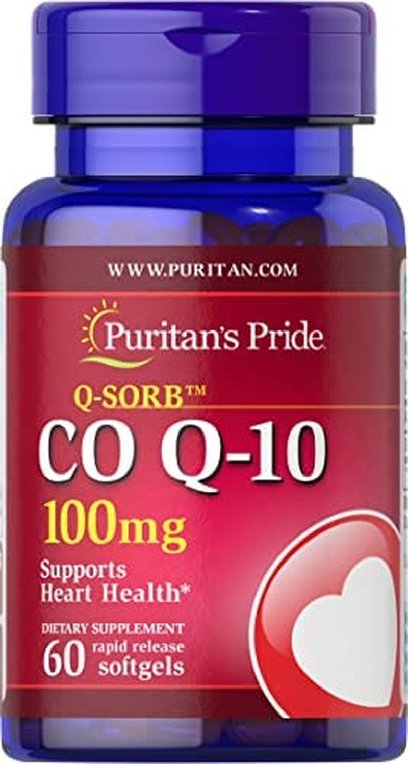 Q-Sorb Coq10 100Mg, Supports Heart Health, 60 Rapid Release Softgels by , 60 Ct