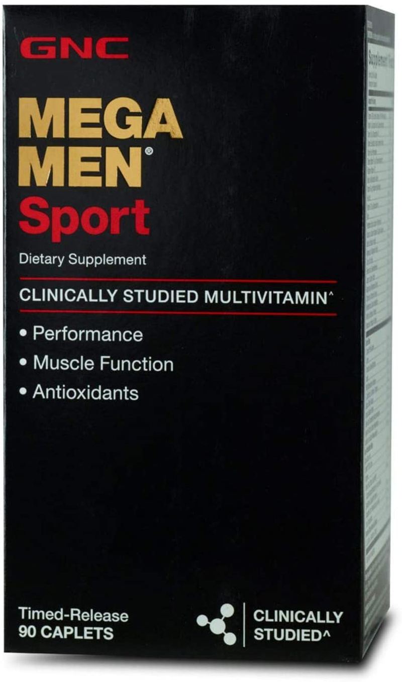 Mega Men Sport Multivitamin for Men, 90 Count, for Performance, Muscle Function, and General Health