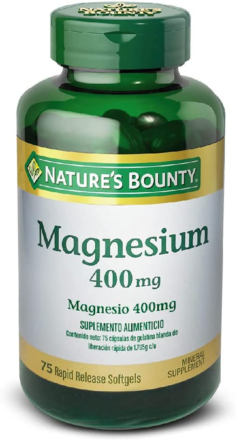 Magnesium 400 Mg, 75 Softgels