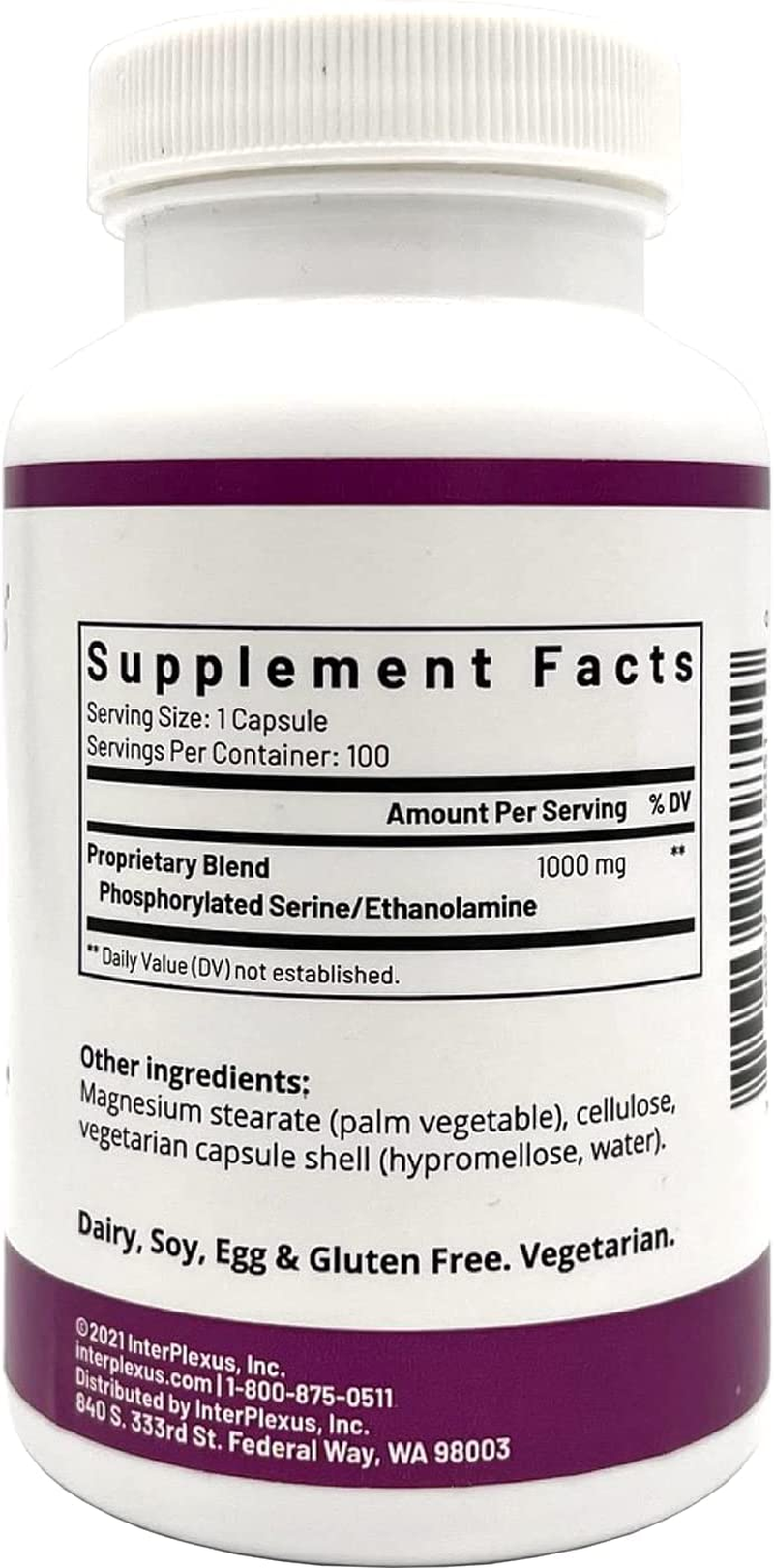 Seriphos for Adaptogen and Adrenal Support by , 100 Capsules