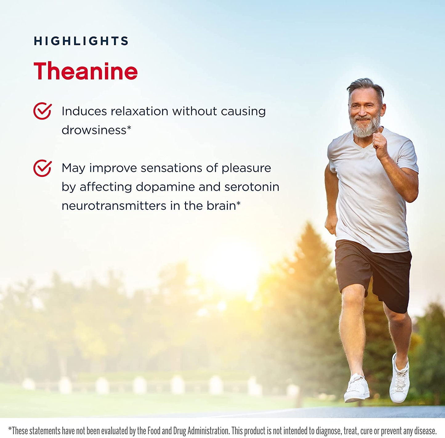 Theanine 100 Mg - 60 Veggie Caps - Neurologically Active Amino Acid - Found in Green Tea - Promotes Relaxation - up to 60 Servings