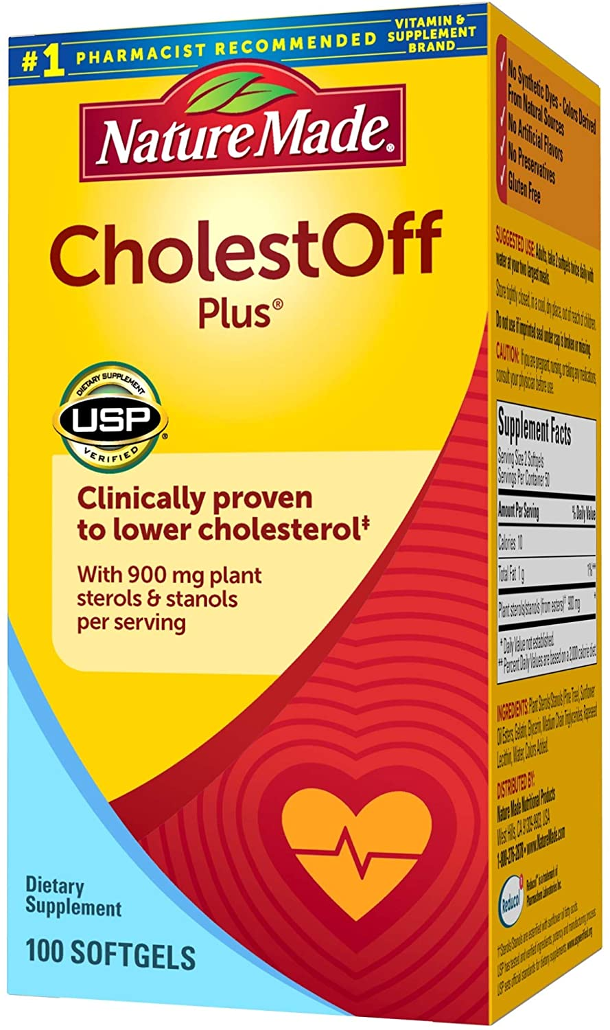 Cholestoff plus Softgels, 100 Count for Heart Health