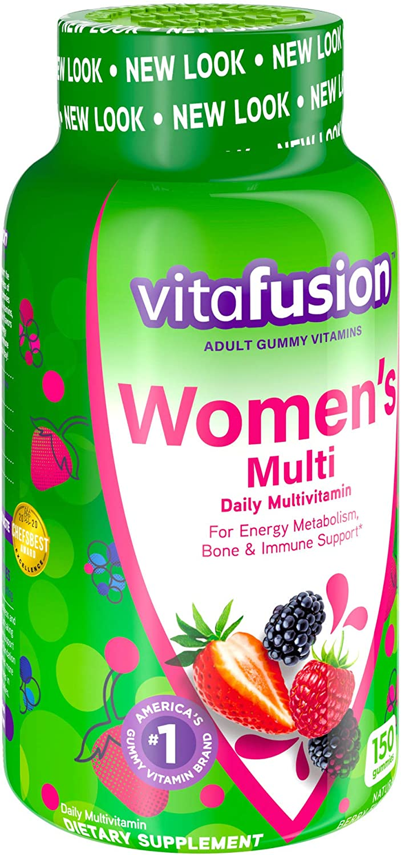 Women'S Multivitamin Gummies, Berry Flavored Womens Daily Multivitamins, 150 Count