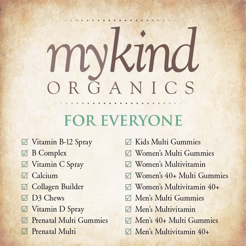 Mykind Organics Plant Calcium Supplement Made from Whole Foods with Magnesium, Vitamin D as D3, and Vitamin K as MK7, Gluten-Free - 30 Day Count