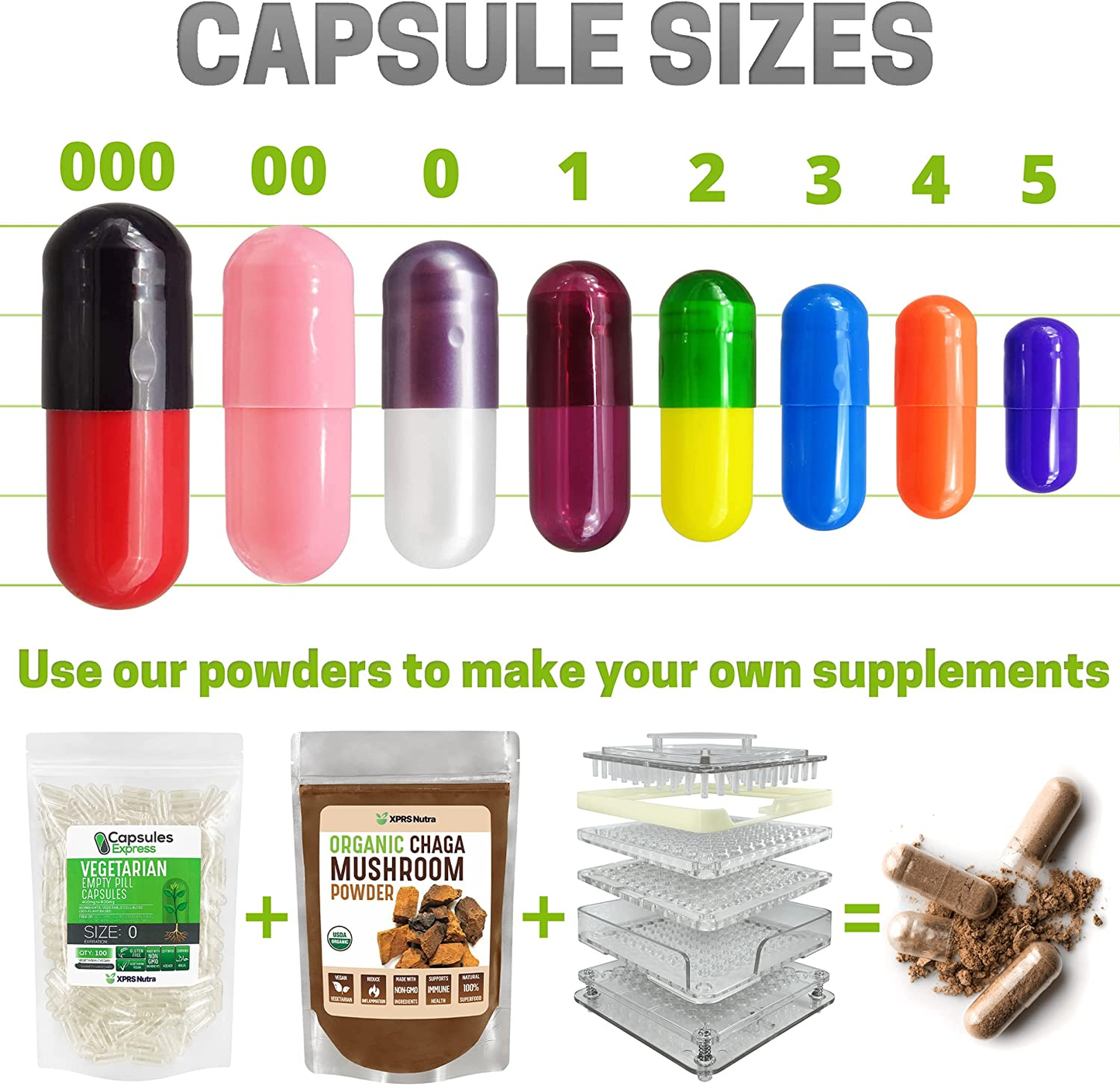 Size 00 Empty Capsules - 100 Count Empty Vegan Capsules - Capsules Express Vegetarian Empty Pill Capsules- DIY Vegetable Capsule Filling- Veggie Pill Capsules Empty Caps (Aqua)