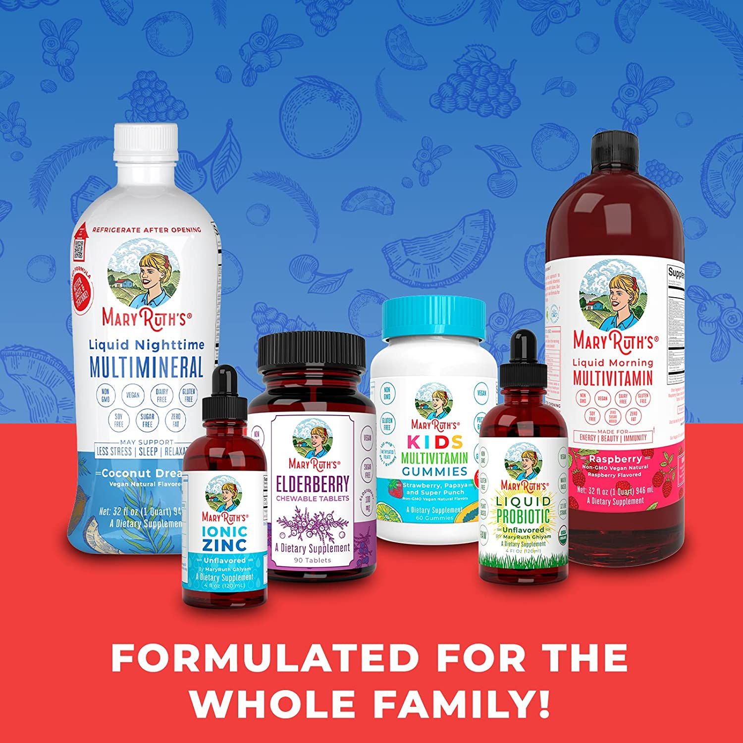 Multivitamin | Multivitamin for Women Men & Kids | Liquid Multivitamin | Liquid Vitamins for Adults & Kids | Immune Support Supplement | Overall Wellness | Vegan | Non-Gmo | Gluten Free | 32 Servings