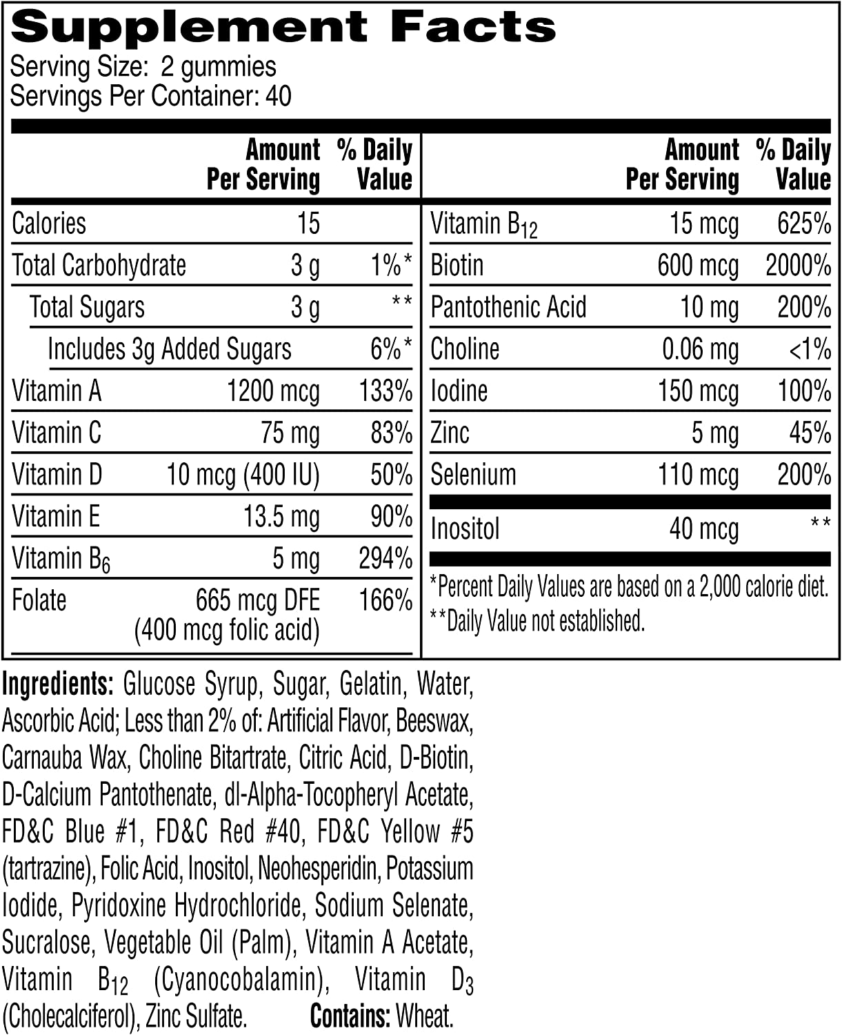 Men’S Multivitamin Gummies, Supplement with Vitamin A, Vitamin C, Vitamin D, Vitmain E, Calcium & More, 80 Count