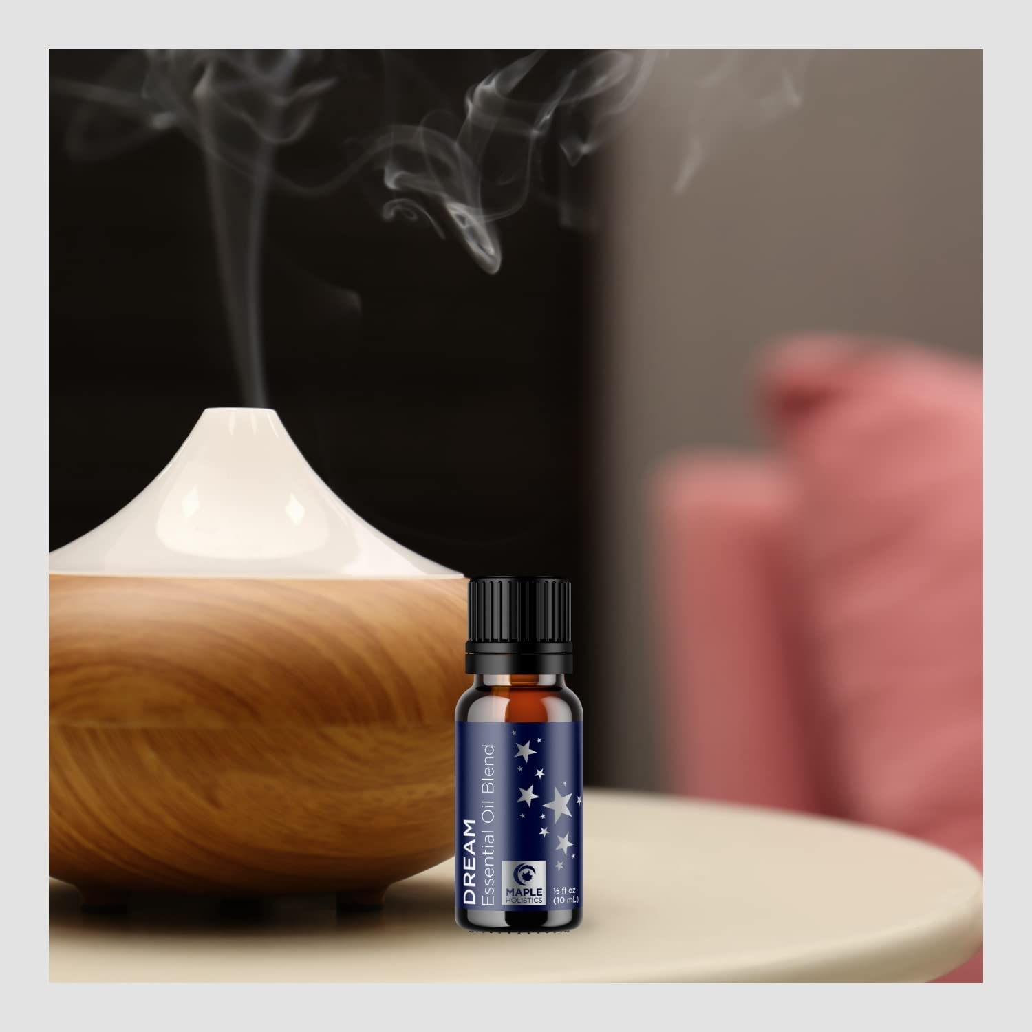 Sleep Essential Oil Blend for Diffuser - Dream Essential Oil for Diffusers Aromatherapy and Wellness with Ylang-Ylang Clary Sage Roman Chamomile and Lavender Essential Oil for Nighttime Support 10Ml