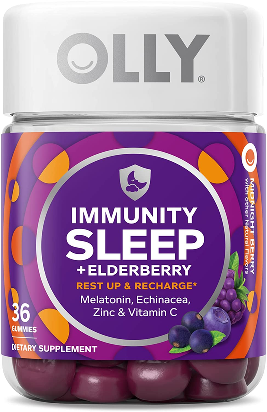 Immunity Sleep + Elderberry Gummies - 36Ct