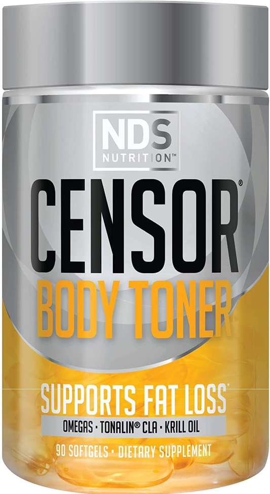 NDS Nutrition  - Fat Loss and Body Toner with CLA, Fish Oil, Safflower and Omega 3-6-9 Blend - Dietary Supplement for Improved Energy and Health (90 Softgels)