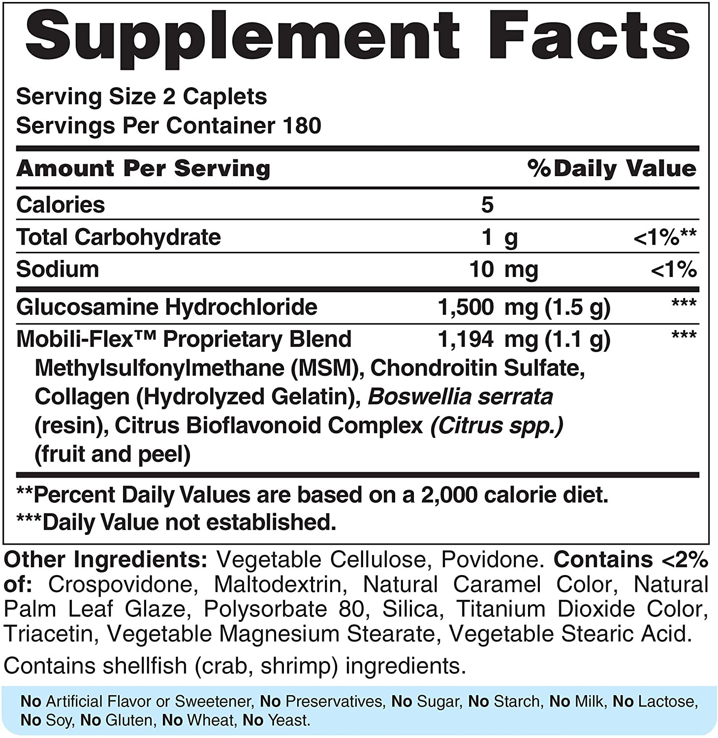 Puritans Pride Triple Strength Glucosamine, Chondroitin and Msm Joint Soother, 360 Count