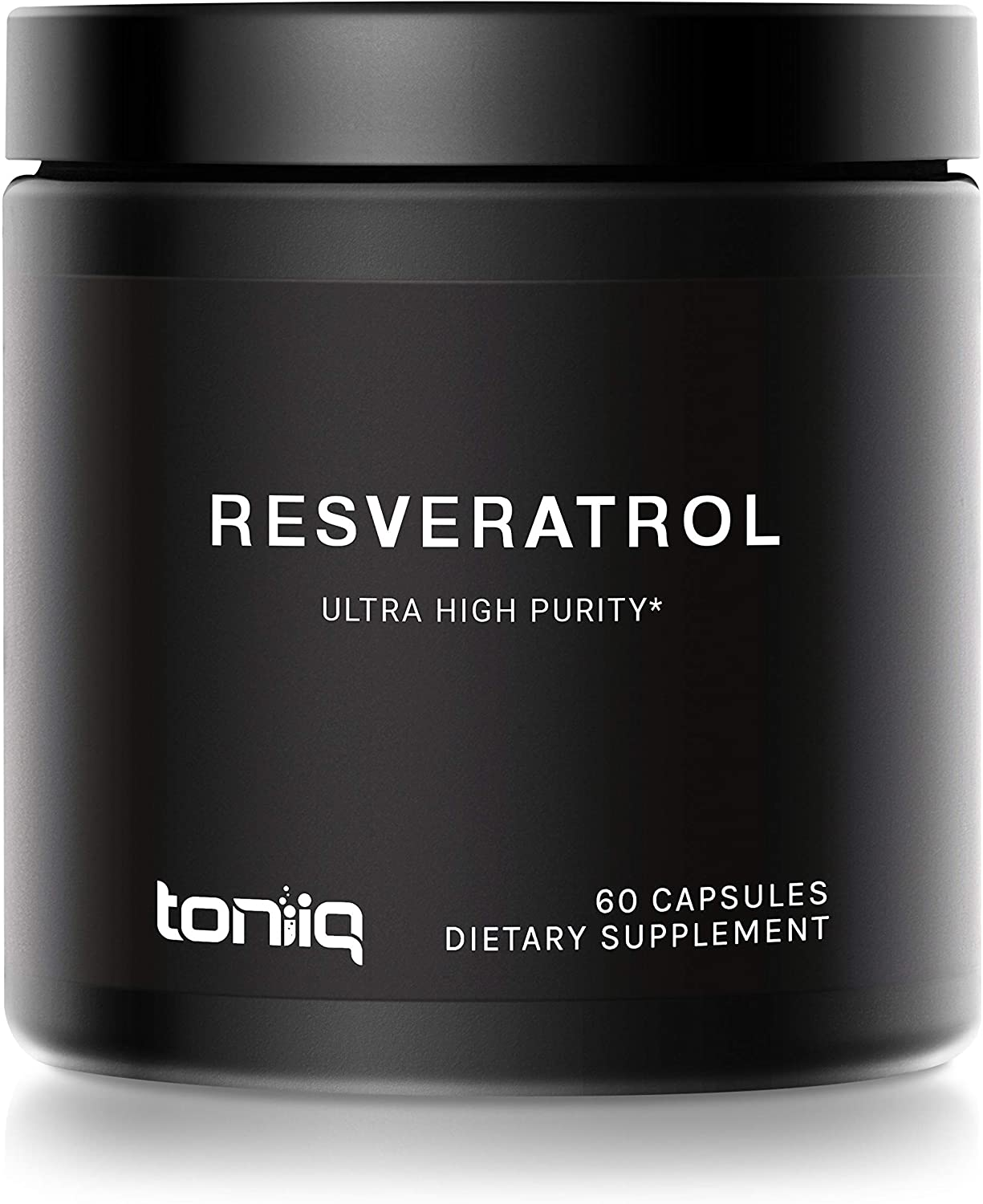 Ultra High Purity Resveratrol Capsules - 98% Trans-Resveratrol - Highly Purified and Highly Bioavailable - 60 Caps Reservatrol Supplement