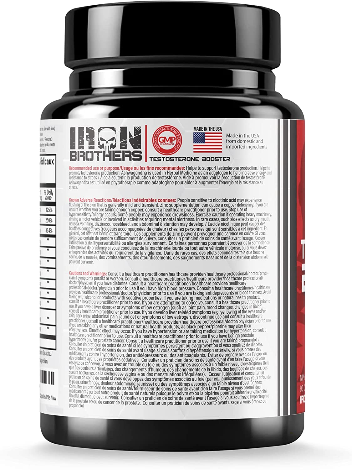 Testosterone Booster for Men - Estrogen Blocker - Supplement Natural Energy, Strength & Stamina - Lean Muscle Growth - Promotes Fat Loss - Increase Male Performance