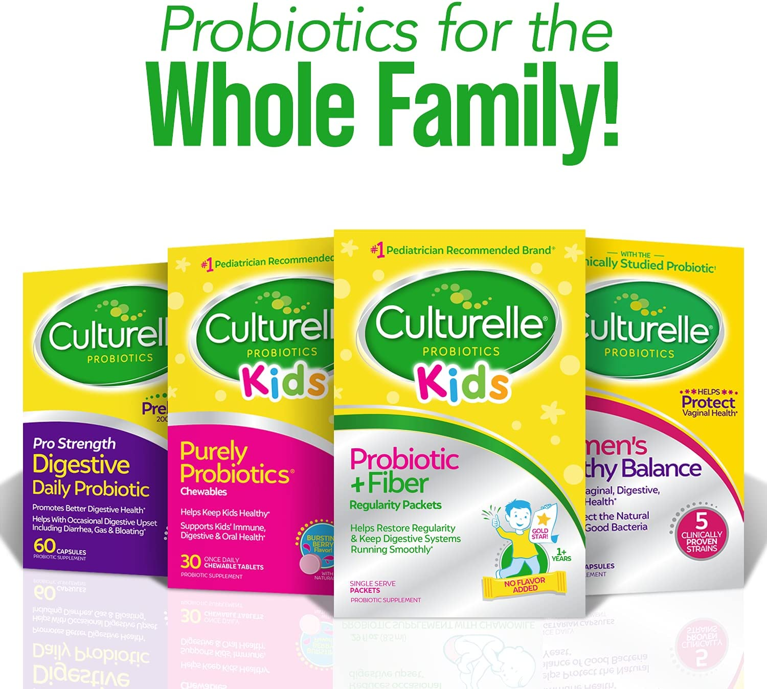 Kids Regularity Probiotic & Fiber | Helps Restore Regularity & Keeps Kids' Digestive Systems Running Smoothly* | 24 Single Packets